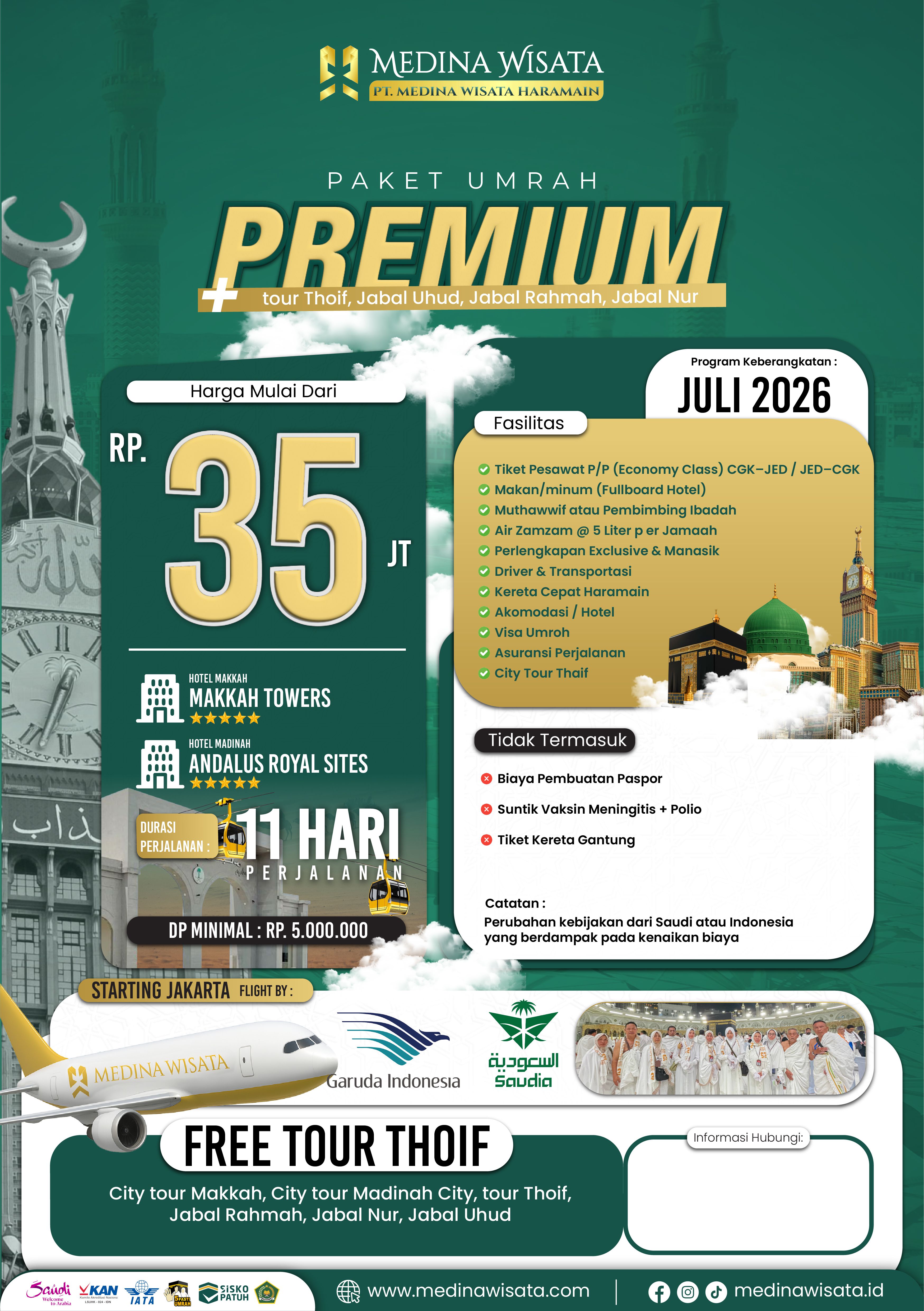 Umroh Premium Juli 2026